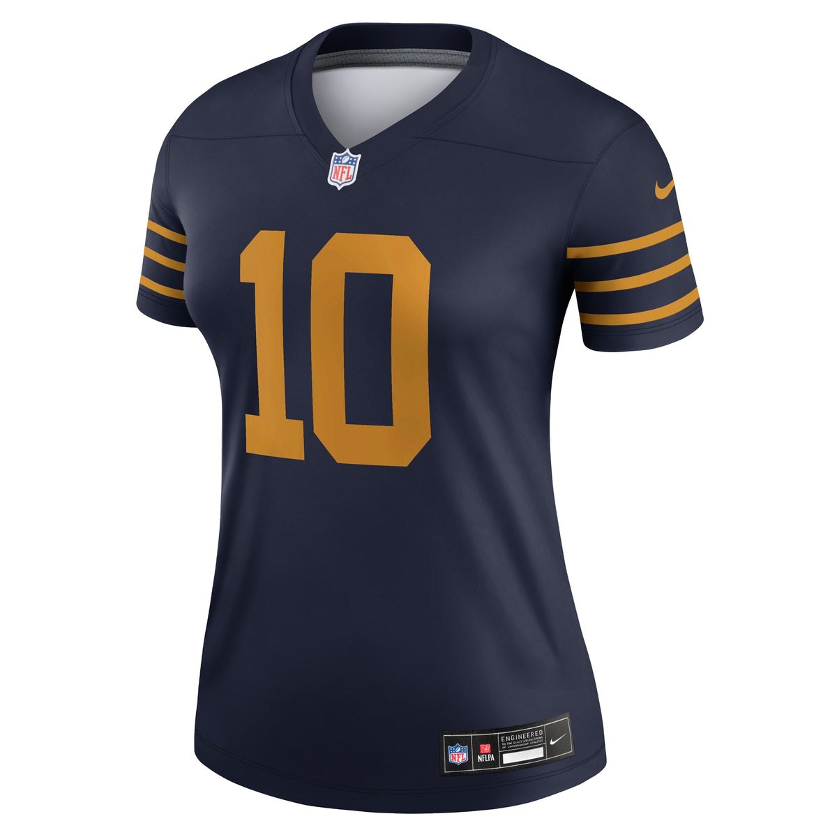 Women's Green Bay Packers Jordan Love Nike Navy The 1923 Classic Legend Player Dri-FIT Top