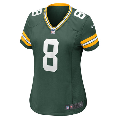 Women's Green Bay Packers Josh Jacobs Nike Green Team Game Jersey