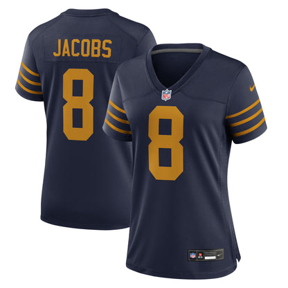 Women's Green Bay Packers Josh Jacobs Nike Navy The 1923 Classic Game Jersey