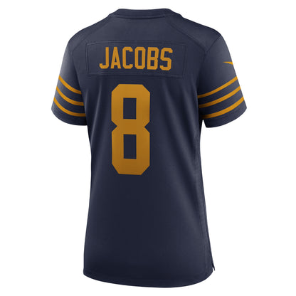 Women's Green Bay Packers Josh Jacobs Nike Navy The 1923 Classic Game Jersey