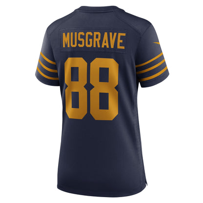Women's Green Bay Packers Luke Musgrave Nike Navy The 1923 Classic Game Jersey