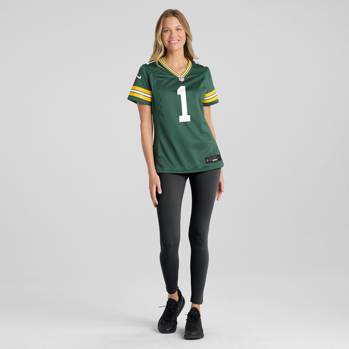 Women's Green Bay Packers Number 1 Mom Nike Green Game Jersey