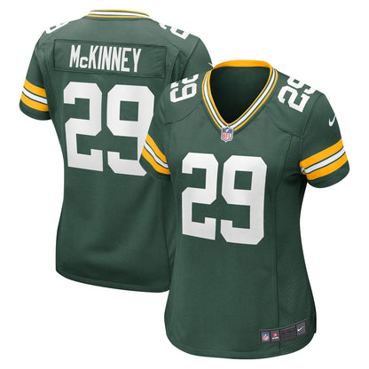Women's Green Bay Packers Xavier McKinney Nike Green Team Game Jersey