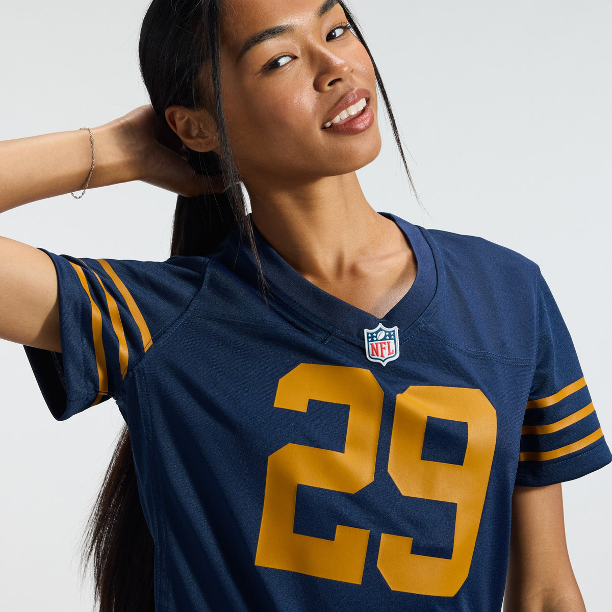 Women's Green Bay Packers Xavier McKinney Nike Navy The 1923 Classic Game Jersey