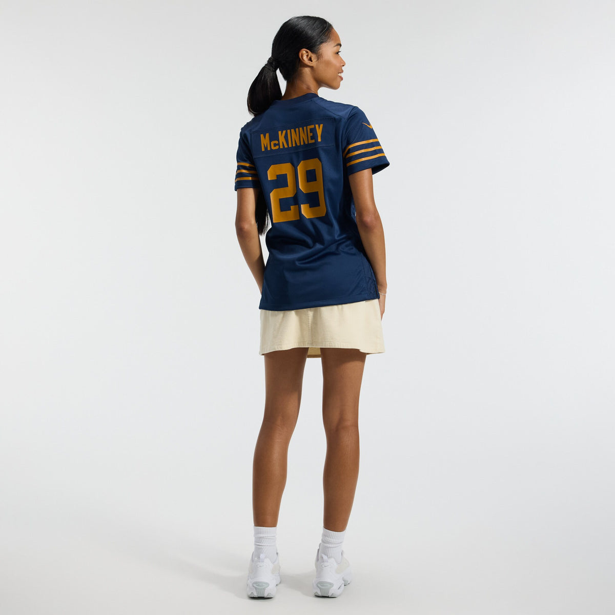 Women's Green Bay Packers Xavier McKinney Nike Navy The 1923 Classic Game Jersey
