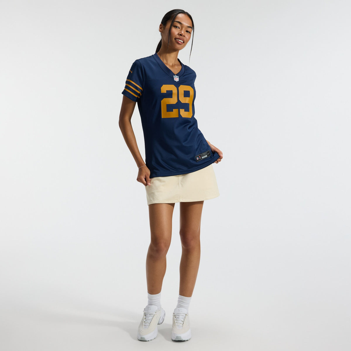 Women's Green Bay Packers Xavier McKinney Nike Navy The 1923 Classic Game Jersey