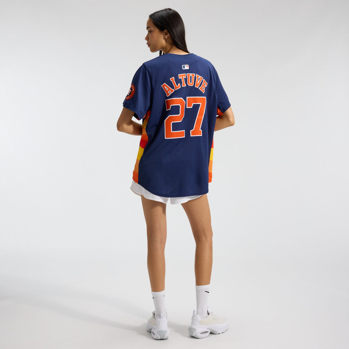 Women's Houston Astros Jose Altuve Nike Navy Alternate Limited Player Jersey