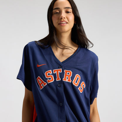 Women's Houston Astros Jose Altuve Nike Navy Alternate Limited Player Jersey