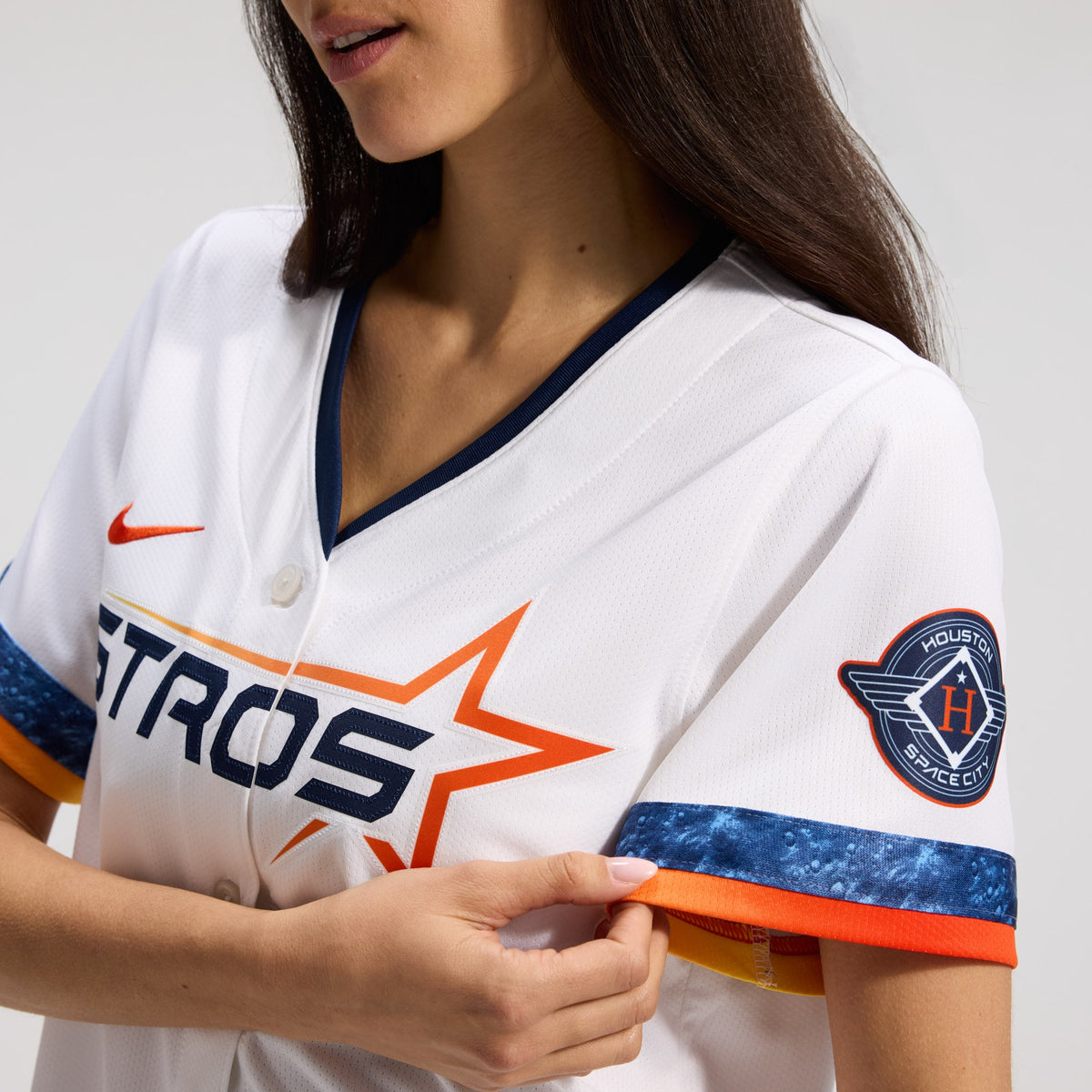 Women's Houston Astros Nike White 2025 City Connect Limited Jersey