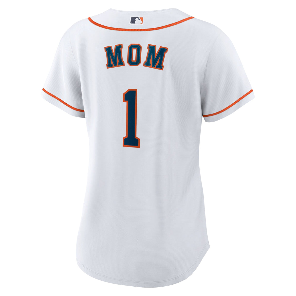 Women's Houston Astros Nike White #1 Mom Home Replica Jersey