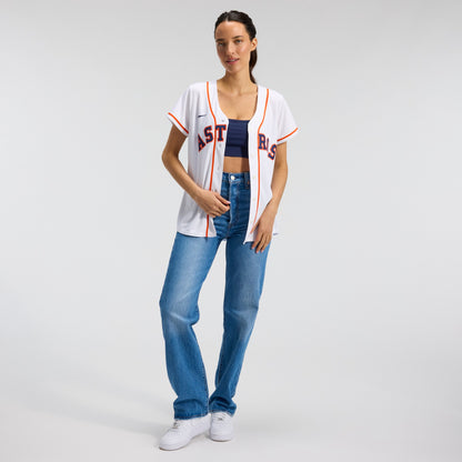 Women's Houston Astros Nike White Home Replica Team Jersey