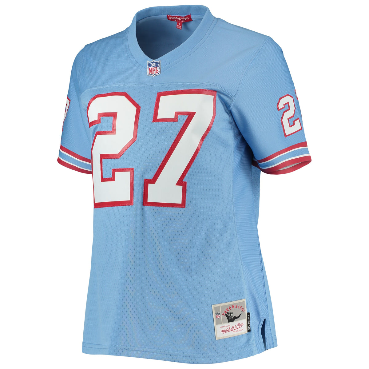 Women's Houston Oilers Eddie George Mitchell & Ness Light Blue Legacy Replica Player Jersey