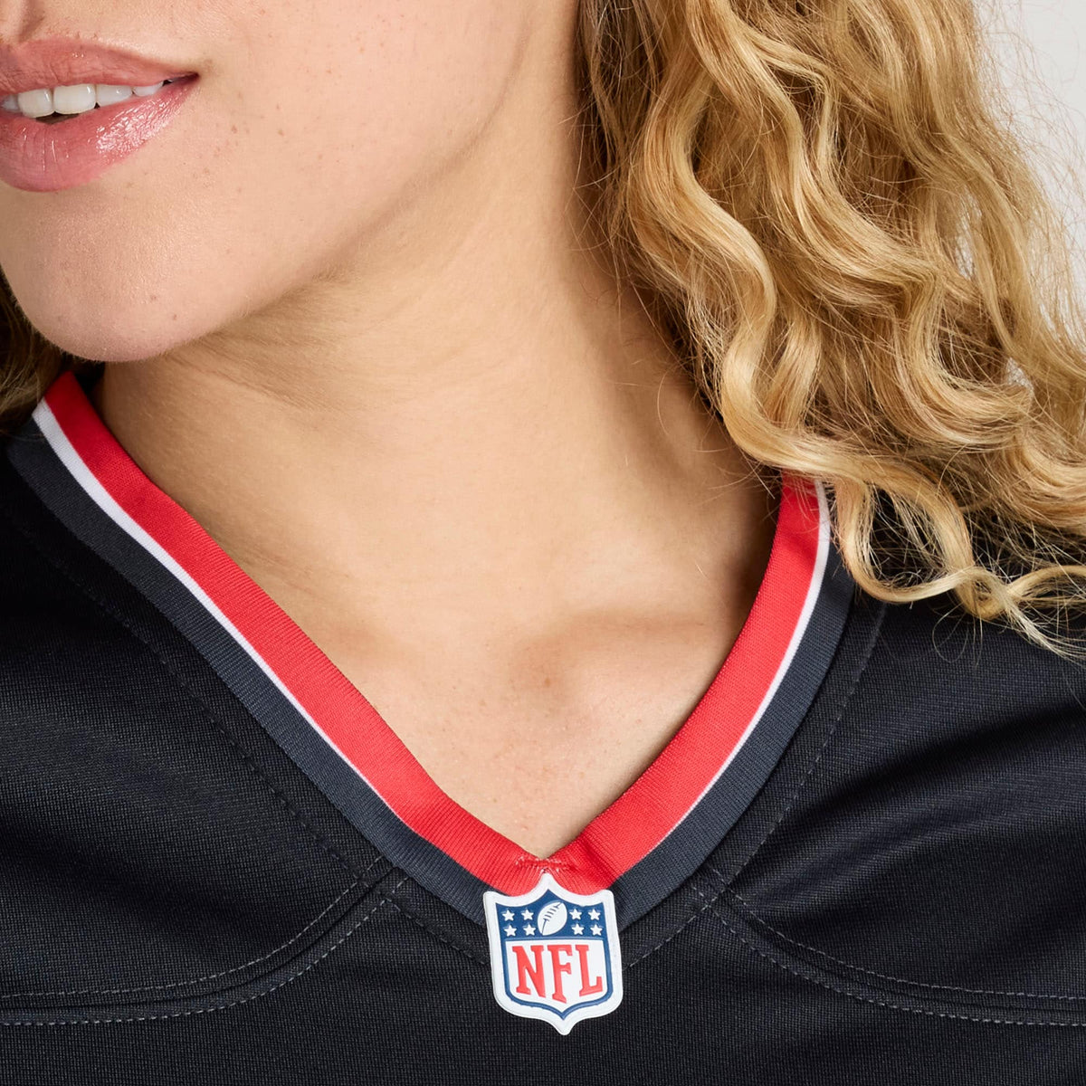 Women's Houston Texans Azeez Al-Shaair Nike Navy Team Game Jersey