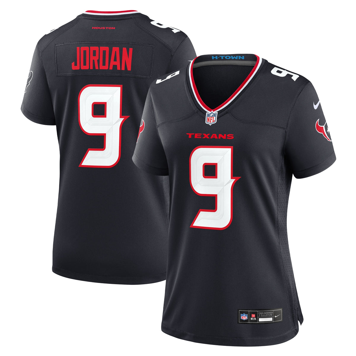 Women's Houston Texans Brevin Jordan Nike Navy Team Game Jersey