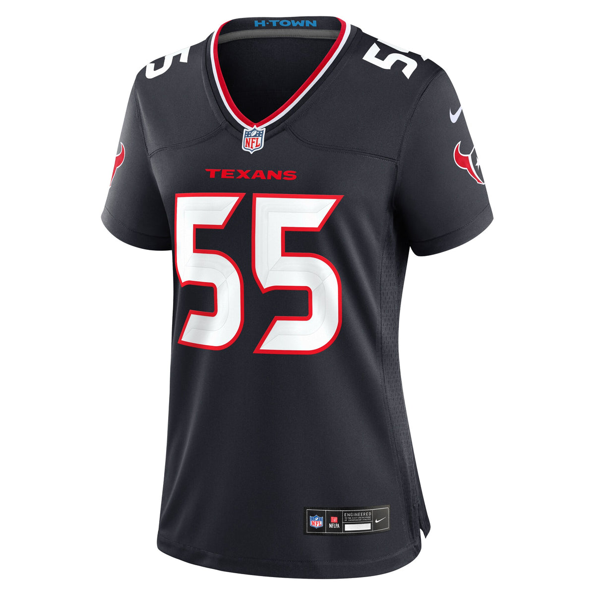 Women's Houston Texans Danielle Hunter Nike Navy Team Game Jersey