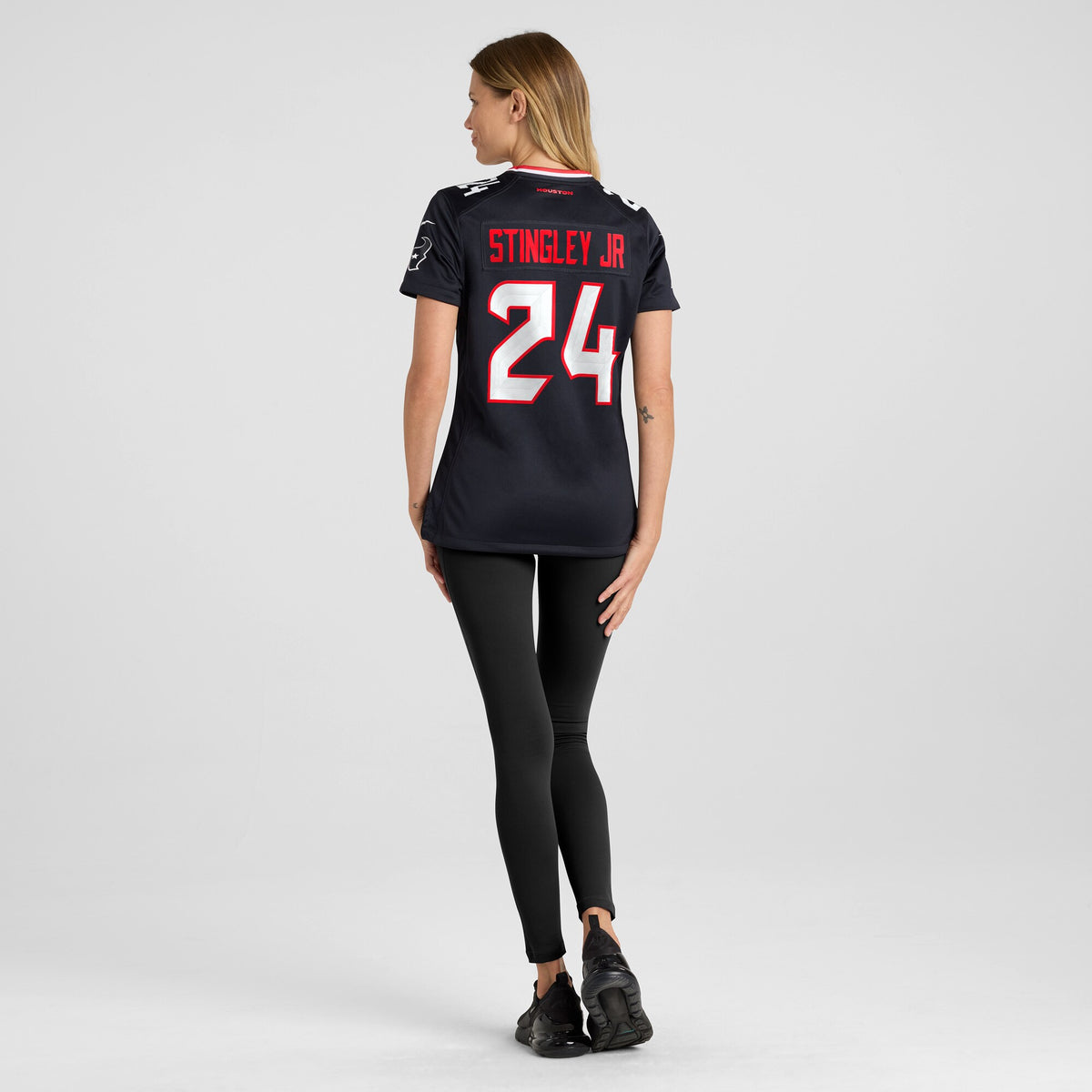 Women's Houston Texans Derek Stingley Jr. Nike Navy Game Jersey