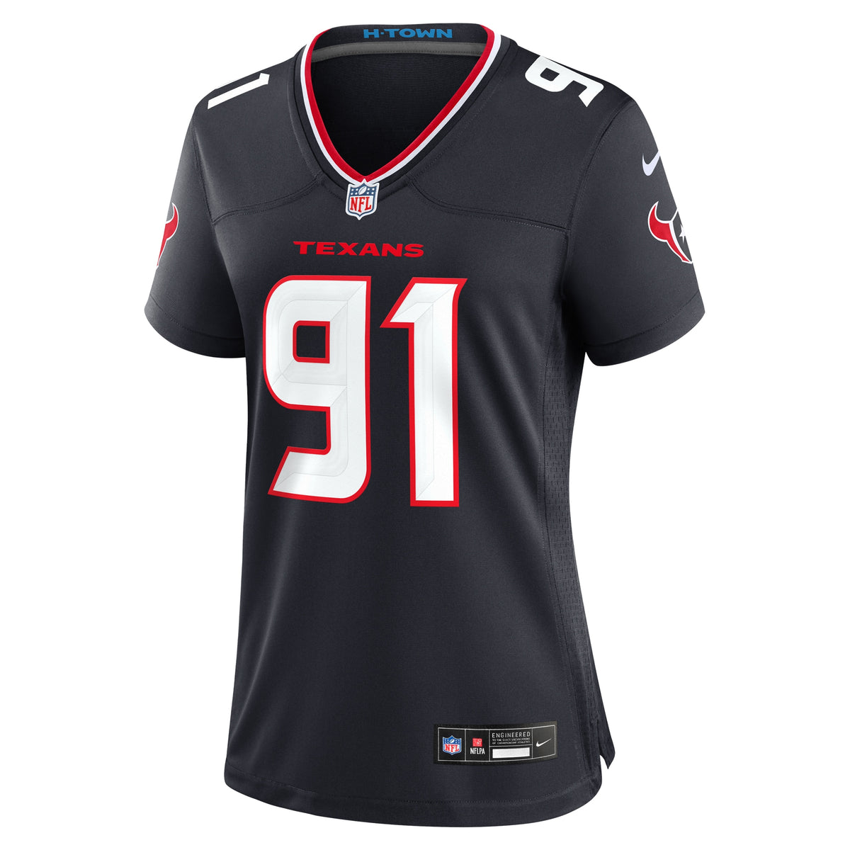 Women's Houston Texans Folorunso Fatukasi Nike Navy Team Game Jersey