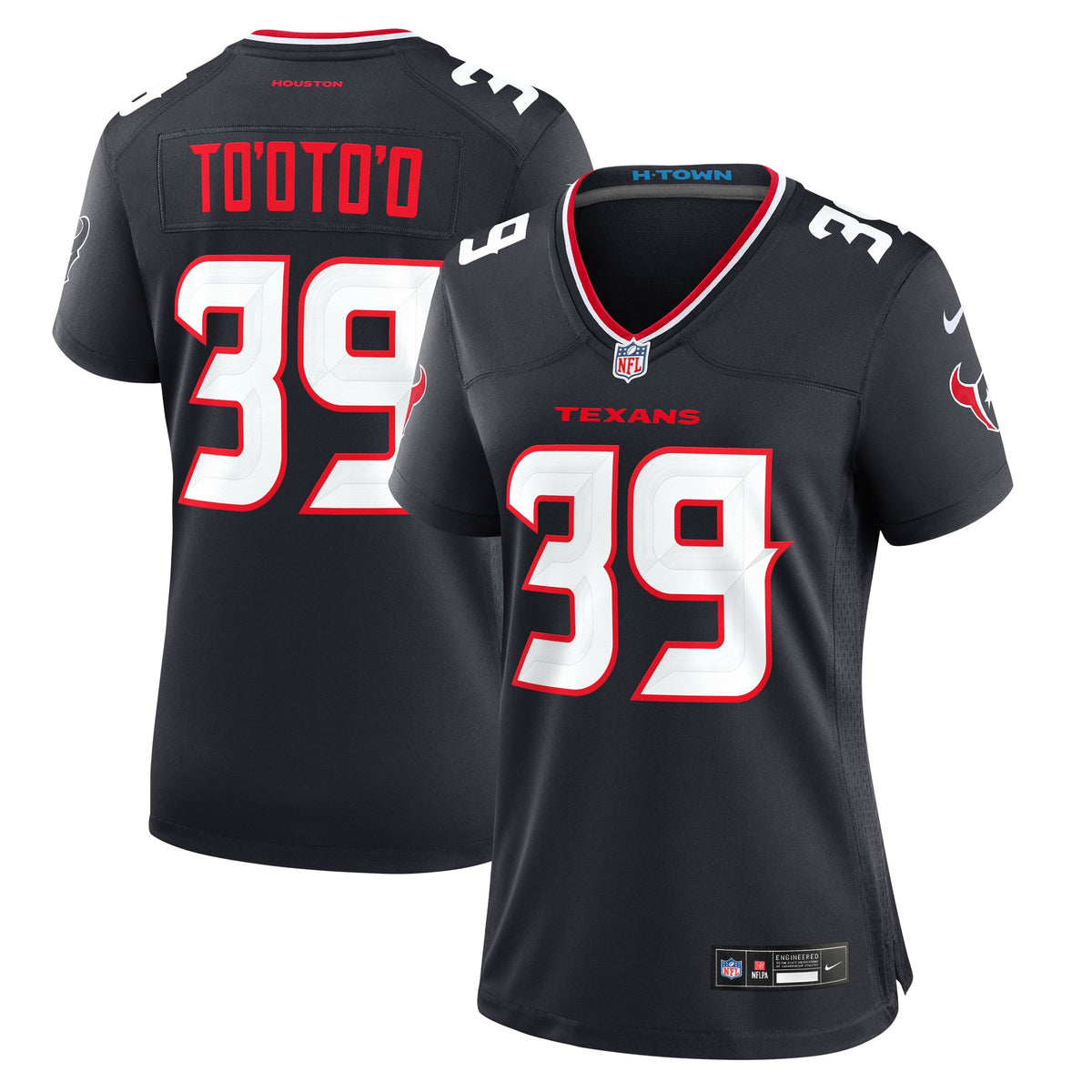 Women's Houston Texans Henry To&'oto&'o Nike Navy Team Game Jersey