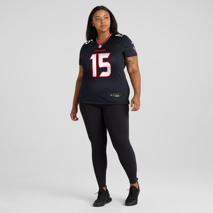 Women's Houston Texans Ka&'imi Fairbairn Nike Navy Team Game Jersey