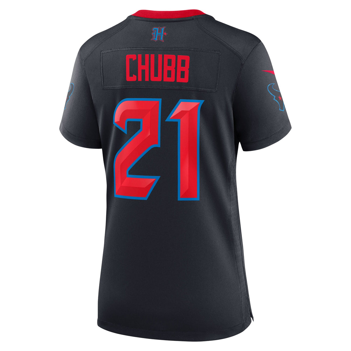 Women's Houston Texans Nick Chubb Nike Navy Game Jersey