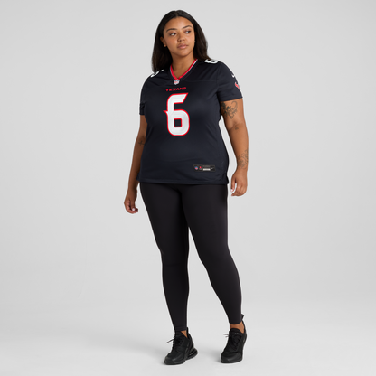 Women's Houston Texans Reed Blankenship Nike Navy Team Game Jersey