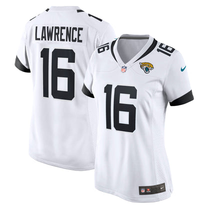 Women's Jacksonville Jaguars Trevor Lawrence Nike White Game Jersey