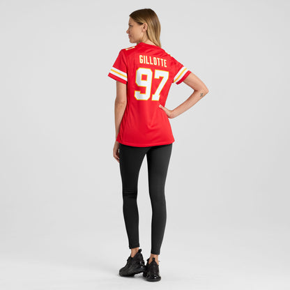 Women's Kansas City Chiefs Ashton Gillotte Nike Red Team Game Jersey