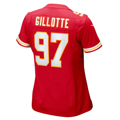 Women's Kansas City Chiefs Ashton Gillotte Nike Red Team Game Jersey
