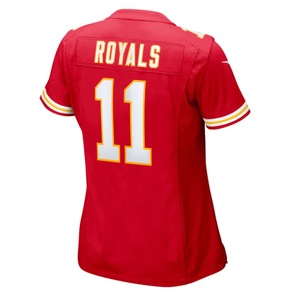 Women's Kansas City Chiefs Jalen Royals Nike Red Team Game Jersey