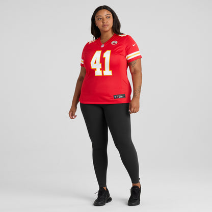 Women's Kansas City Chiefs James Winchester Nike Red Game Jersey