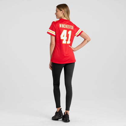 Women's Kansas City Chiefs James Winchester Nike Red Game Jersey