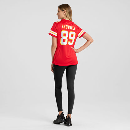Women's Kansas City Chiefs Jason Brownlee Nike Red Team Game Jersey