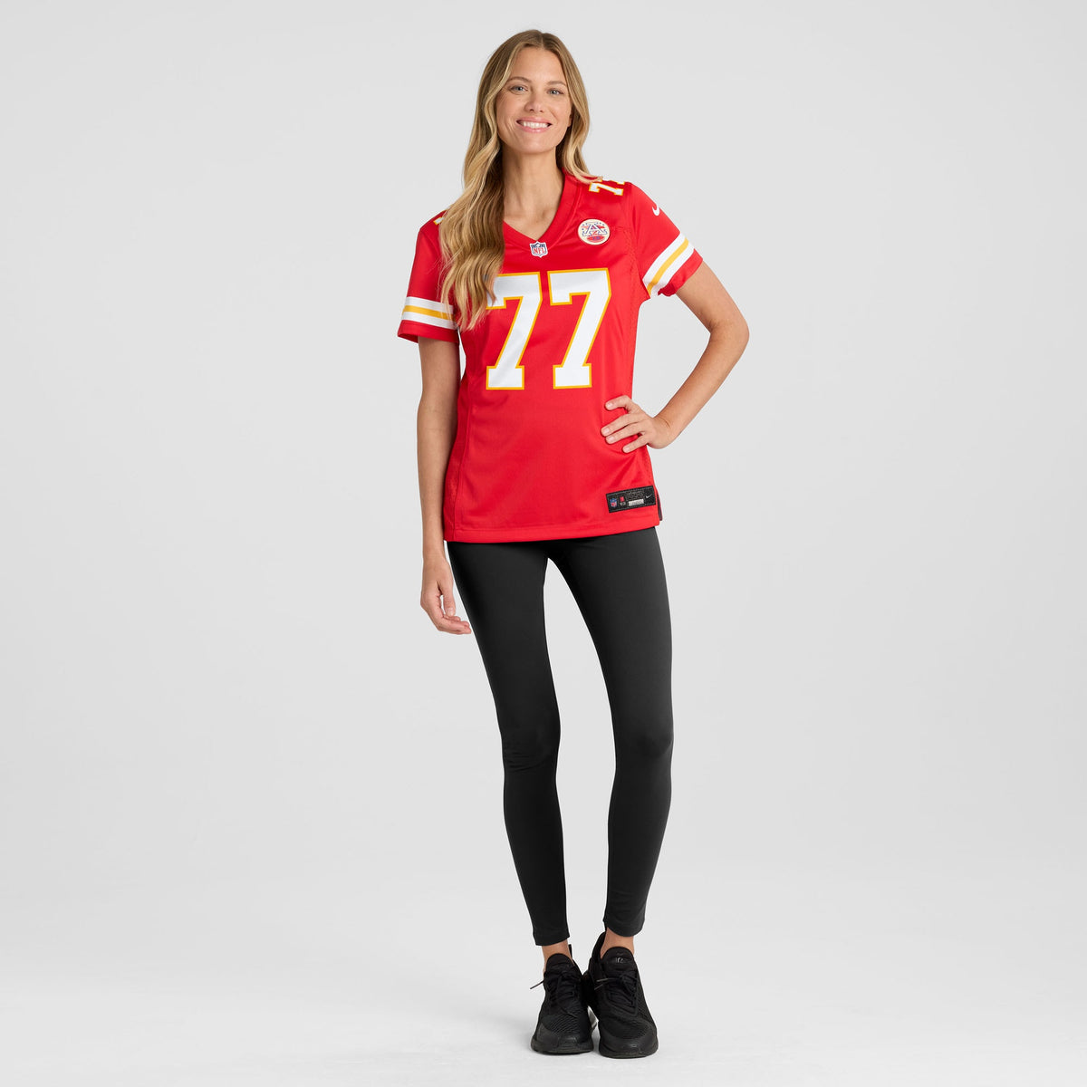 Women's Kansas City Chiefs Jaylon Moore Nike Red Team Game Jersey