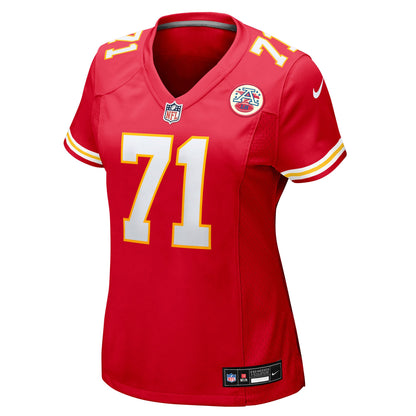 Women's Kansas City Chiefs Josh Simmons Nike Red Team Game Jersey