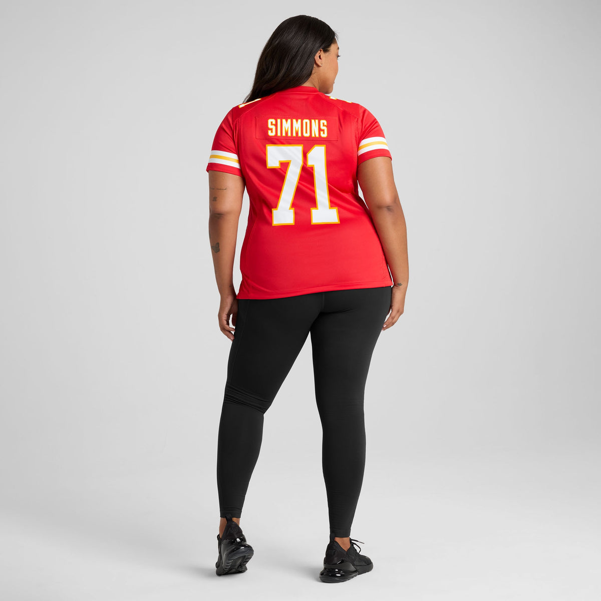 Women's Kansas City Chiefs Josh Simmons Nike Red Team Game Jersey