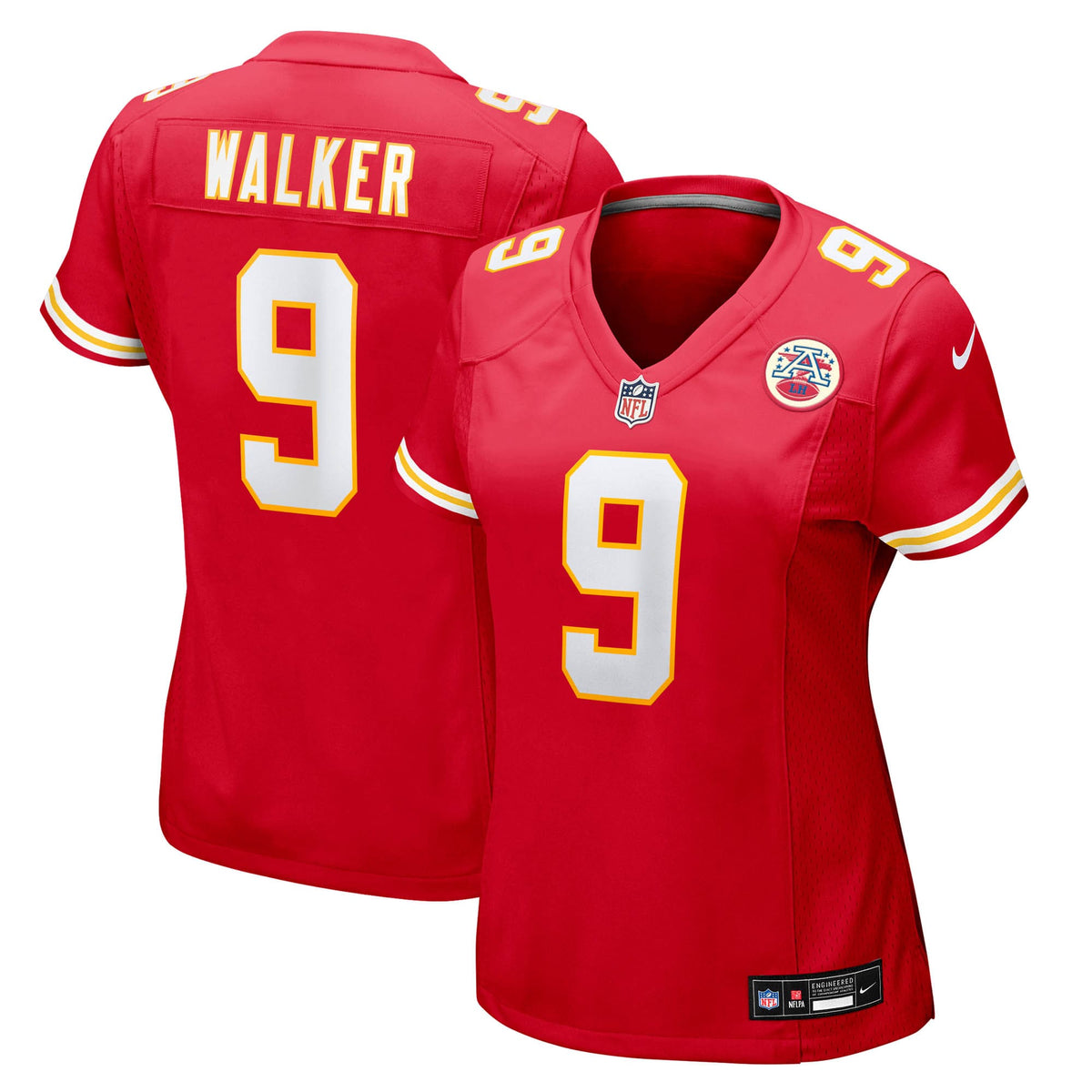 Women's Kansas City Chiefs Kenneth Walker III Nike Red Game Jersey
