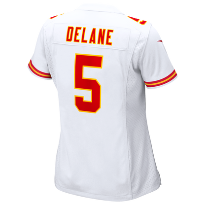 Women's Kansas City Chiefs Mansoor Delane Nike White Game Jersey