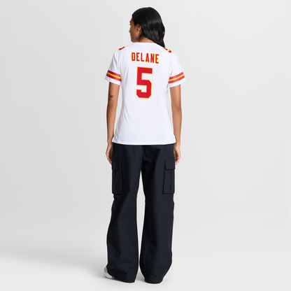 Women's Kansas City Chiefs Mansoor Delane Nike White Game Jersey