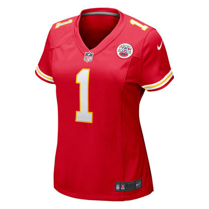 Women's Kansas City Chiefs Number 1 Bride Nike Red Game Jersey