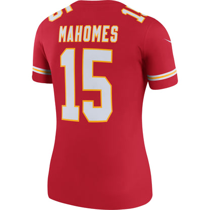 Women's Kansas City Chiefs Patrick Mahomes Nike Red Legend Player Performance Top
