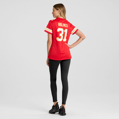 Women's Kansas City Chiefs Priest Holmes Nike Red Game Retired Player Jersey