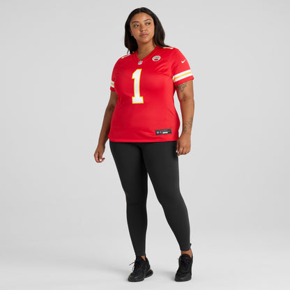 Women's Kansas City Chiefs Xavier Worthy Nike Red Game Jersey