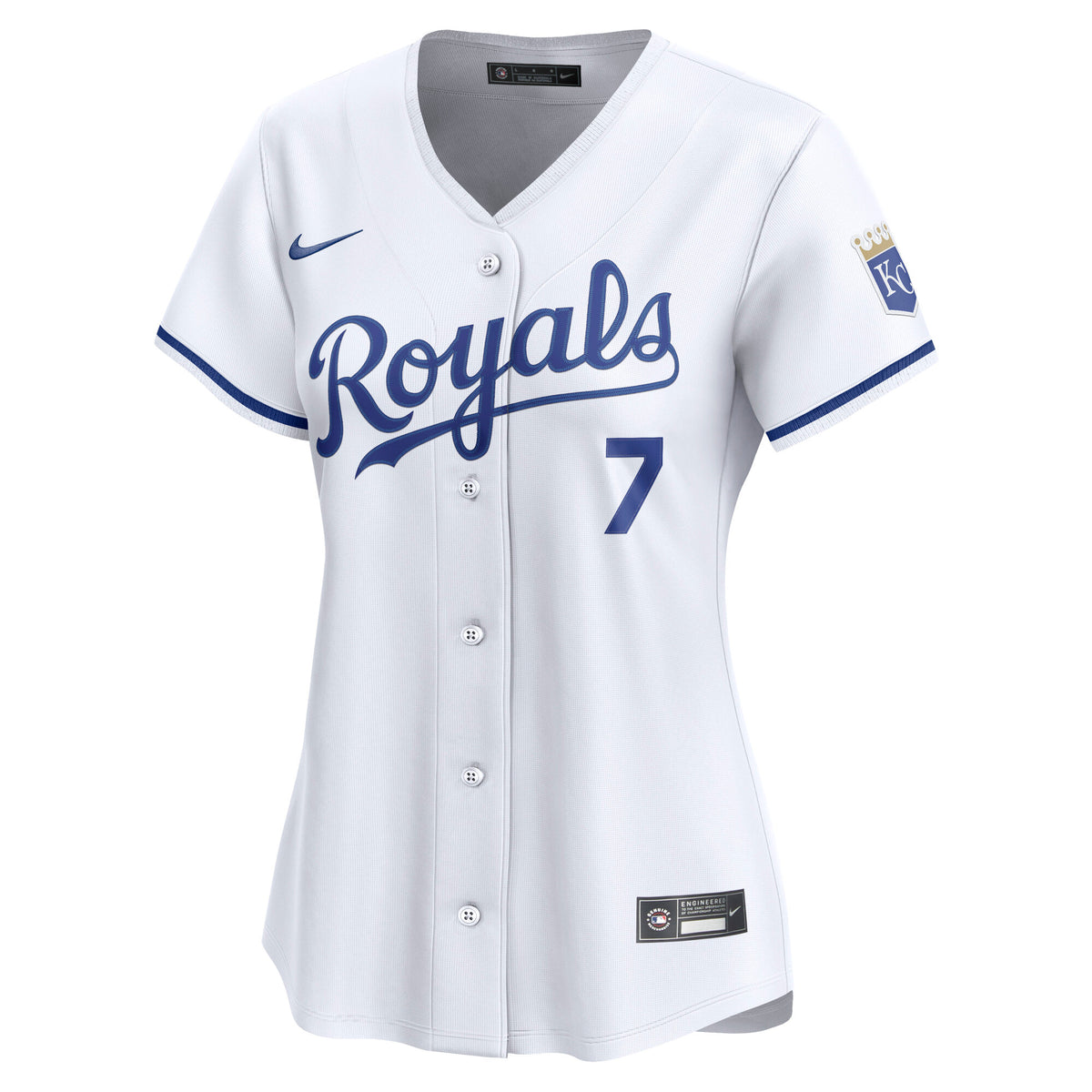 Women's Kansas City Royals Bobby Witt Jr. Nike White Home Limited Player Jersey