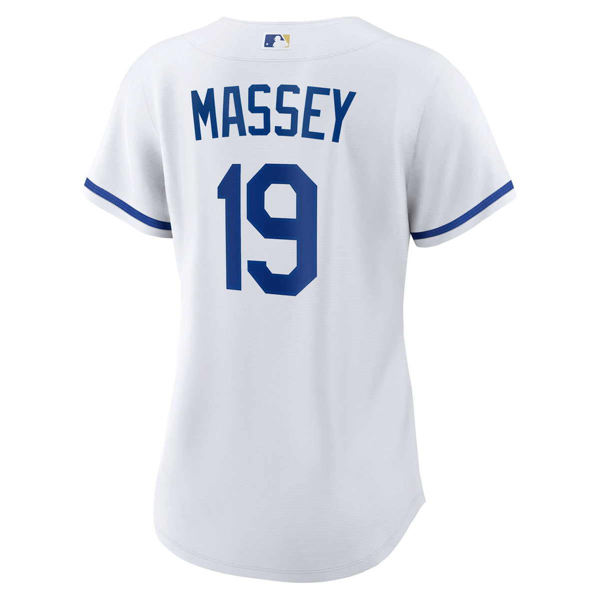 Women's Kansas City Royals Michael Massey Nike White Home Replica Jersey
