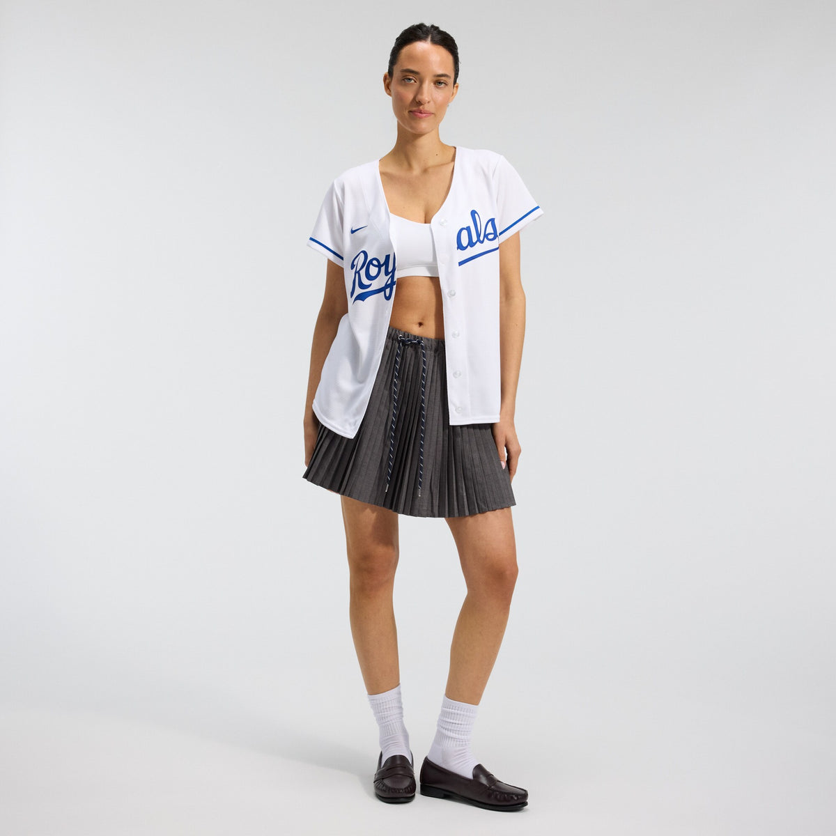 Women's Kansas City Royals Nike White Home Replica Team Jersey