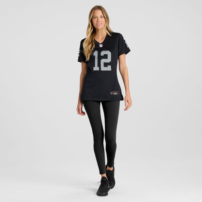 Women's Las Vegas Raiders Aidan O&'Connell Nike Black Game Jersey