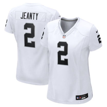 Women's Las Vegas Raiders Ashton Jeanty Nike White Game Jersey