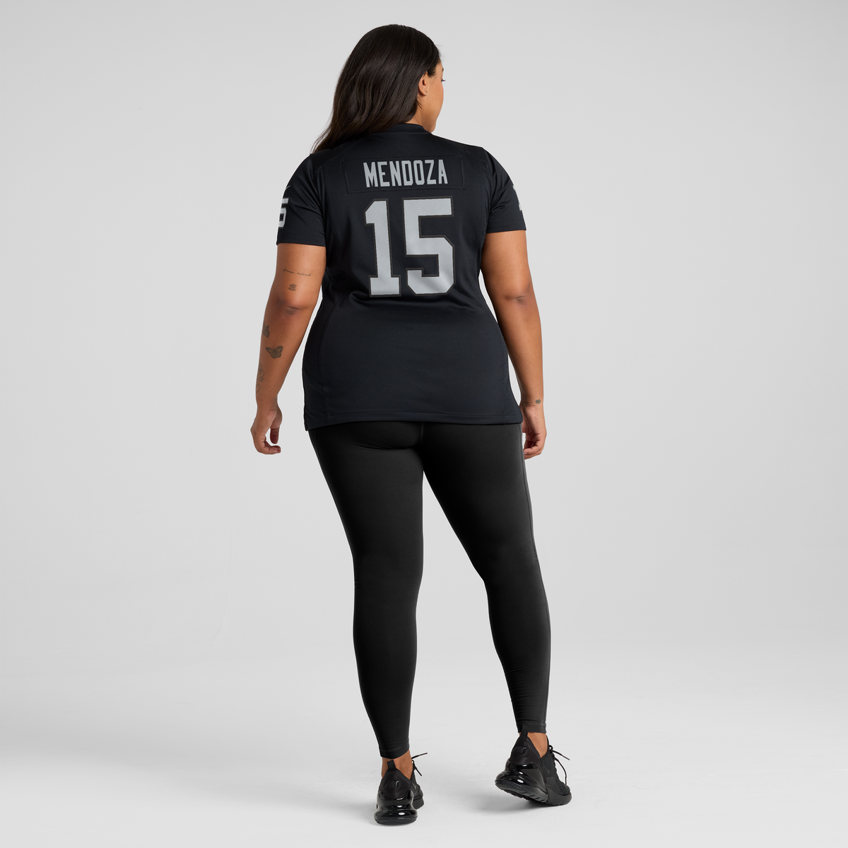 Women's Las Vegas Raiders Fernando Mendoza Nike Black Team Game Player Jersey