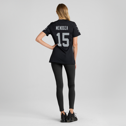 Women's Las Vegas Raiders Fernando Mendoza Nike Black Team Game Player Jersey