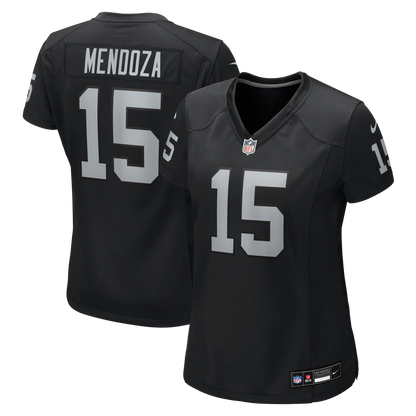 Women's Las Vegas Raiders Fernando Mendoza Nike Black Team Game Player Jersey